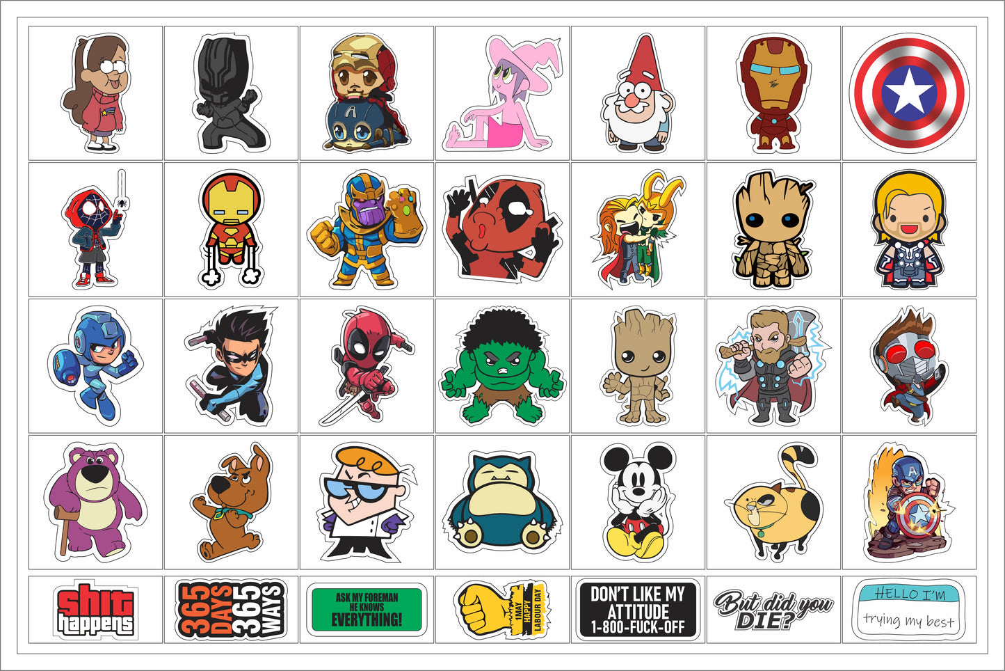 Stickora Mega 300 Sticker Bundle